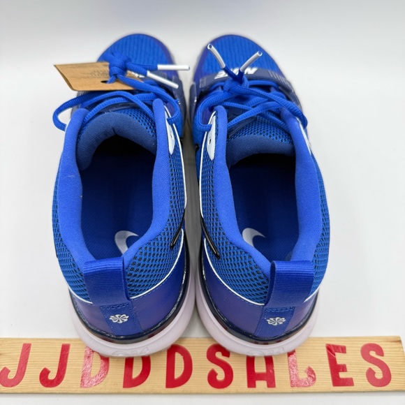 Nike Air Zoom Diamond Elite Turf Baseball Shoes Blue White Promo Men’s Sz 11.5 main image 4